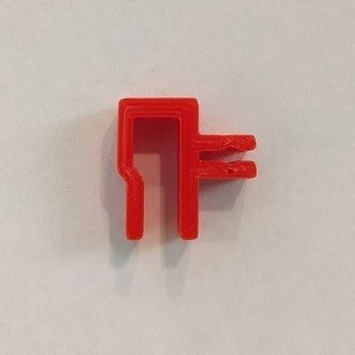 FilamentClipPic01.jpg Download free STL file Filament Clip, Filament Holder, Filament Keeper • 3D printing design, jwilson484