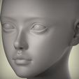 2.36.jpg 28 3D HEAD FACE FEMALE CHARACTER FEMALE TEENAGER PORTRAIT DOLL BJD LOW-POLY 3D MODEL