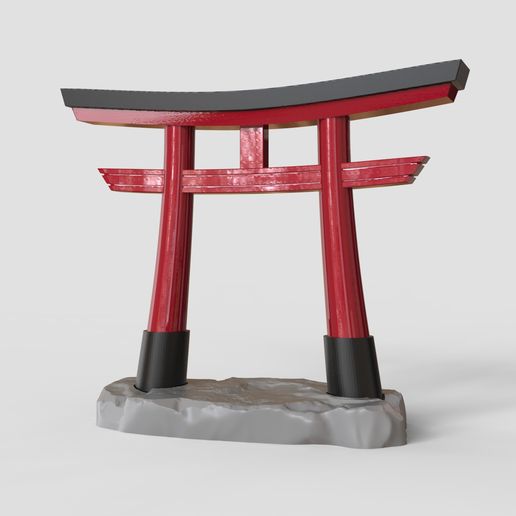 ⛩️ Torii Gate - Japanese Shinto Shrine・ STL File for 3D printing・Cults