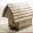 P01.jpg 3D printed house - log cabin - cottage