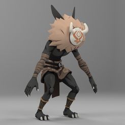 1.jpg Fichier STL Combattant Hilichurl - impact genshin・Design pour imprimante 3D à télécharger