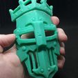 1.jpg STL file Knight mask・3D printing model to download