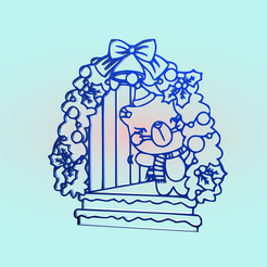 output-29-render-5.png Decorative mural, Christmas, New Year, bear