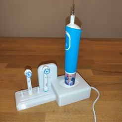 Archivo STL Soporte de enchufe para cepillo eléctrico Oral-B Pro 1000  🛁・Modelo para descargar y imprimir en 3D・Cults