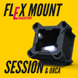 FLEX MOUNT BANDOPROOF FLEXMOUNT // GOPRO SESSION & RUNCAM5 & CADDX ORCA//FPV TOOLLESS CAMERA MOUNT SYSTEM