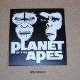 planeta-de-los-simios-planet-of-the-apes-cartel-letrero-impresion3d.jpg Planet of the Apes, Planet of the Apes, poster, sign, signboard, logo, 3d printing, fiction, movie, movie