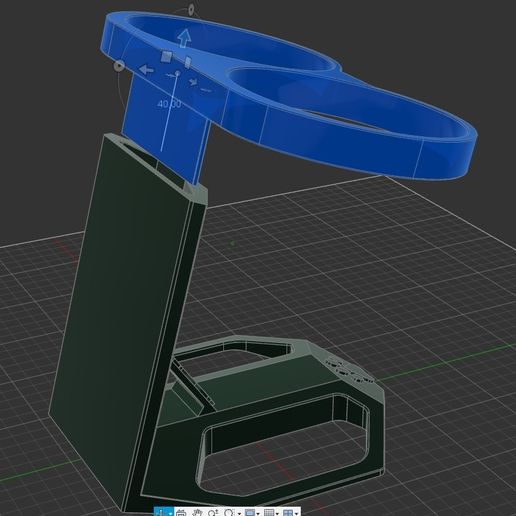 Elevated bowl-holder for your fur friend/s 3D model