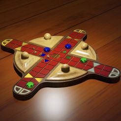 3D file Parchis Board or Ludo Star 3D print model ⭐・3D printable model to  download・Cults