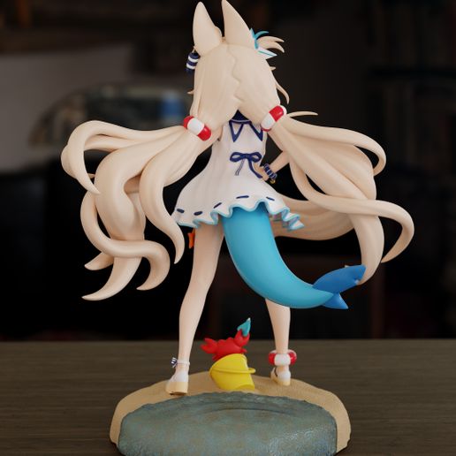 Saba4.jpg Sameko Saba - VTuber - Fan Art STL