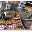 Picture1.png Heroquest Structures with BONUS Magical Door and Card Stand