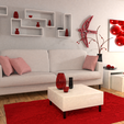 livingroom.png Swallow low poly / Low poly swallow
