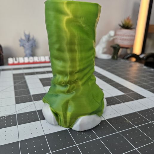 Elefantenfu-Schreibtisch-OrganizerKostenlos STL Datei fr 3D-Druck Cults