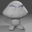 Rendered-Goomba.png Lowpoly Goomba