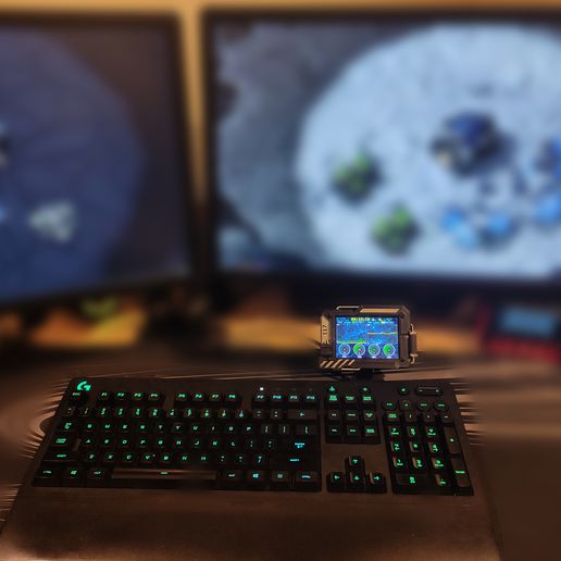 😇 AIDA64 LCD-AX206 LCD-AX206 Housing・ STL File for ・Cults