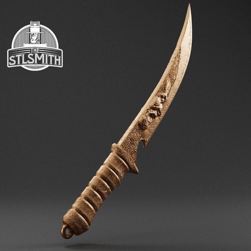 Harran Combat Knife Dying Light Life Size Prop STL