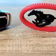 20240521_212815.jpg Mustang key ring 3D Running Pony