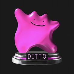 DITTO-FOTO.jpg Free STL file DITTO POKEMON・3D printer design to download