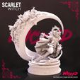 231020 Wicked - Scarlet squared 01.jpg Wicked Marvel Scarlet Witch Sculpture: STLs ready for printing