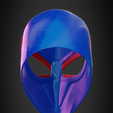2099SpiderManBack.png Spider Man 2099 faceshell for Cosplay 3D print model