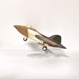 IMG_20200809_103132-01.jpeg STL file Fighter Jet Toy Puzzle - US type・3D printable model to download