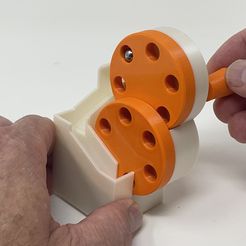 Image000a.jpg Free STL file Marblevator, Wheels, Vertical・3D printable model to download
