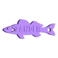 Zander.stl 12x set of fish pendants / keychains