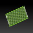 ZBrush_oiuYZejWbM.jpg Бесплатный STL файл 60ммx40мм печатная плата・План 3D-печати для скачивания
