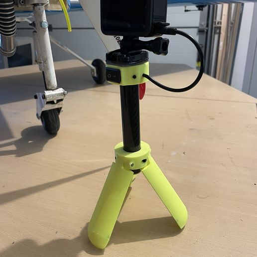 🧞‍♂️ tripod gopro・ STL File for 3D printing・Cults