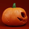 Pumpkin1-0006.jpg Halloween Pumpkin 3D Print Model