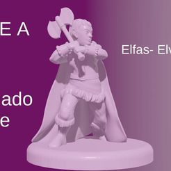 Machado Axe Free STL file MiniaturElas - barbarians・3D printing template to download, danielcapua