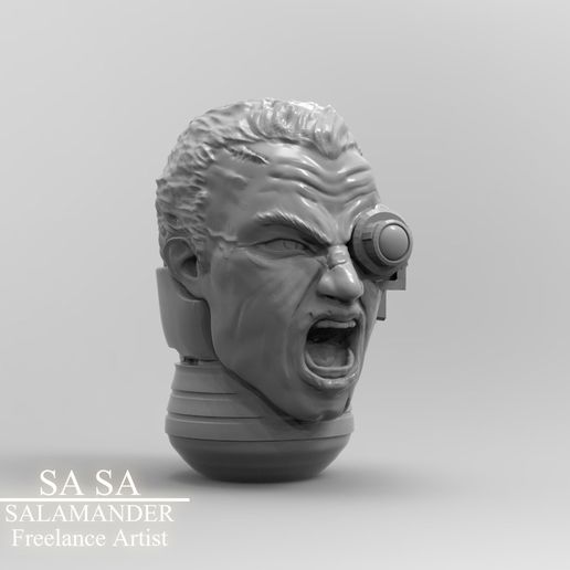 拍照模板4.jpg Casco personalizado Calgar 1/18 (2 versiones de expresión)