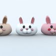 coelho.529.jpg Cute Rabbit Bunny Easter Flower Pot Pencil Pen Cup holder organizer