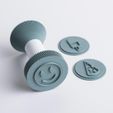 stampy_05.jpg Free STL file Stampy - Set of stamps・3D printer design to download