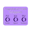 Captains of Crush Surface Holder GTS.stl Captain of Crush (CoC) Surface Holder