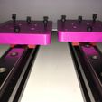 IMG_5817.JPG Free STL file Wanhao Duplicator 9 D9 Hiwin MGN Series Linear Rails MGN12H Carriage upgrade V1・3D printable design to download