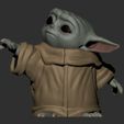 720X720-untitled-1.jpg 3D-Datei Baby Yoda kostenlos・3D-Drucker-Modell zum herunterladen, mariobarracuda