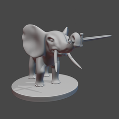 render1.png Elephant with Excalibur