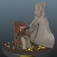5.5.png Elden Ring: Malenia sitting on the chair diorama