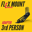 Flexmount_Bandoproof_Mounts_02_Zeichenfläche-1-01.png BANDOPROOF FLEXMOUNT // 3rd-Person mount (100% printed) //FPV TOOLLESS CAMERA MOUNT SYSTEM