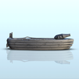 53.png Paddle boat with powder cannon (1) - Pirate Jungle Island Beach Piracy Caribbean Medieval terrain