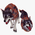 portadaEE.png WOLF DOG WOLF - DOWNLOAD WOLF 3d Model - ANIMATED for blender-fbx-unity-maya-unreal-c4d-3ds max - 3D printing WOLF DOG WOLF WOLF