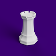 rook.png Octagonal Base Chess Set - Official USCF