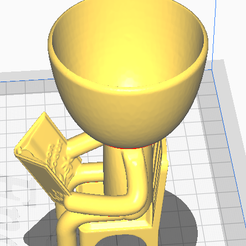 robert-en-silla-leyendo.png OBJ-Datei robert in einem stuhl lesend・Design zum Herunterladen und 3D-Drucken