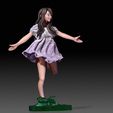 Danciling-Girl03.jpg Music Box Dancing Girl -HD STL VRML color format included -Cute Female-3D PRINT MODEL