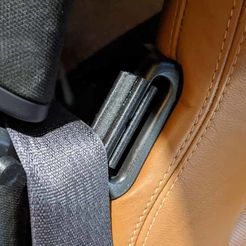 Seat Belt Buckle Holder by Nickbaxter, Download free STL model