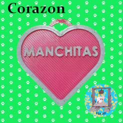 corazon.png Fichier STL Médaille de chien en forme de coeur・Plan à imprimer en 3D à télécharger