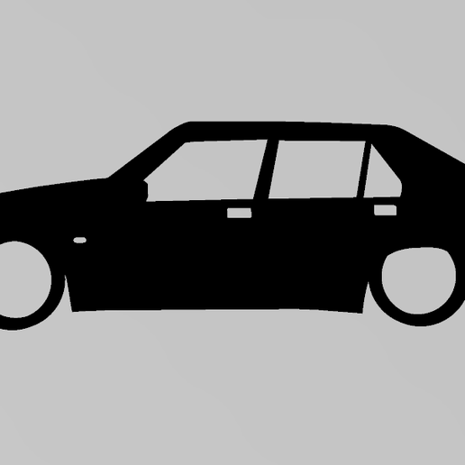 Key ring Alfa Romeo 75 3D model