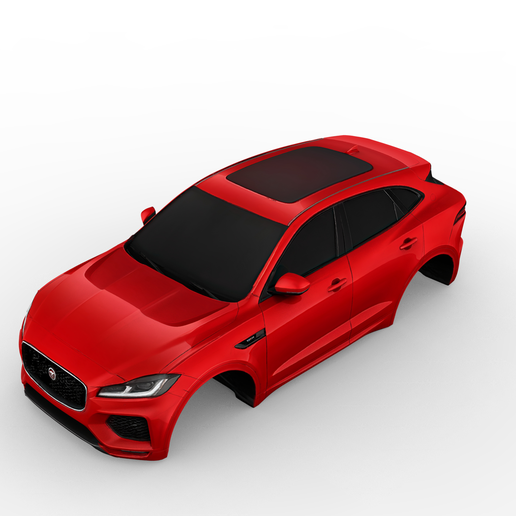 Jaguar E-Pace 2017 – Detailed 3D Compact SUV Body Model