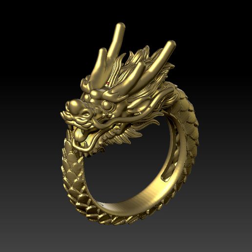 Dragon ring 1 3D model