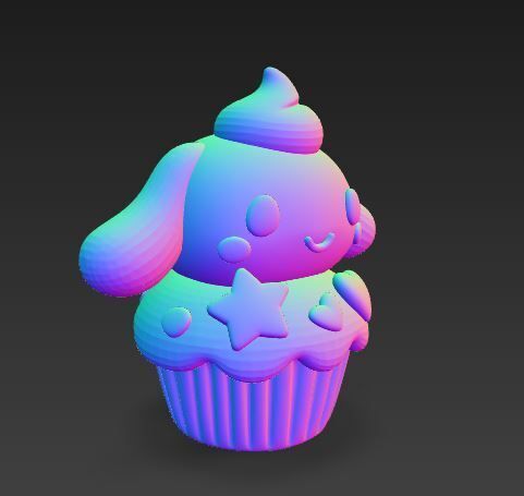 👋 hello kitty cupcake party cinnamonroll・ STL File for 3D